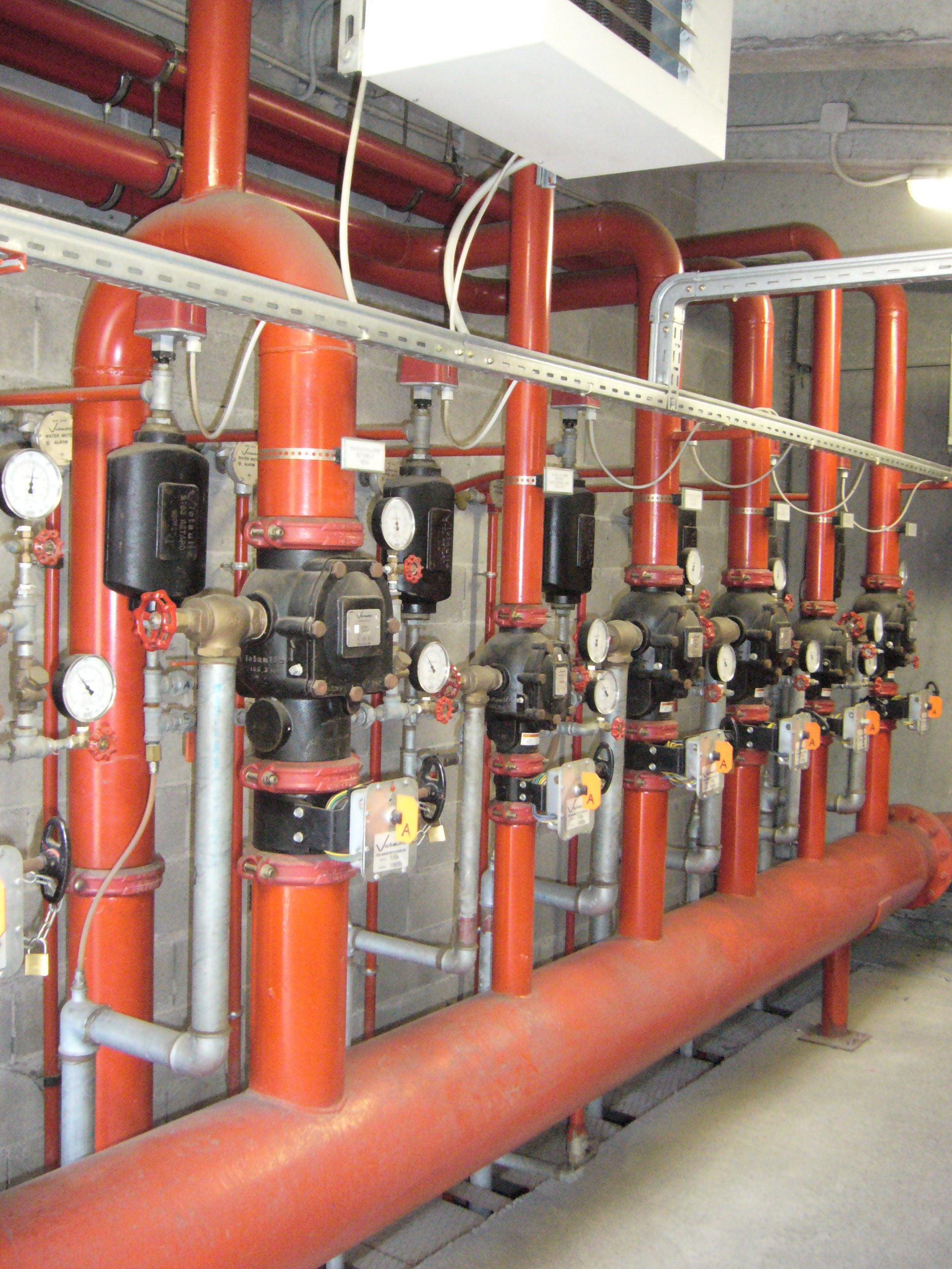 Fire protection plant